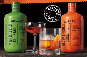 cóctel enlatado Bulleit Manhattan