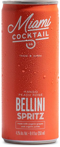 Bellini Spritz cocktail en boîte