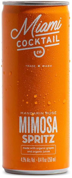Mimosa Spritz cocktail en boîte
